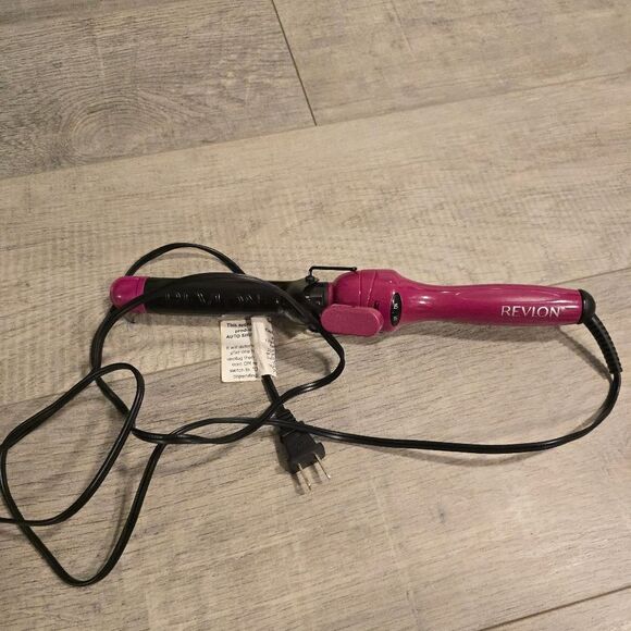 Revlon Perfect Heat 1 inch Curling Iron in hot Pink RV051 - Picture 1 of 5